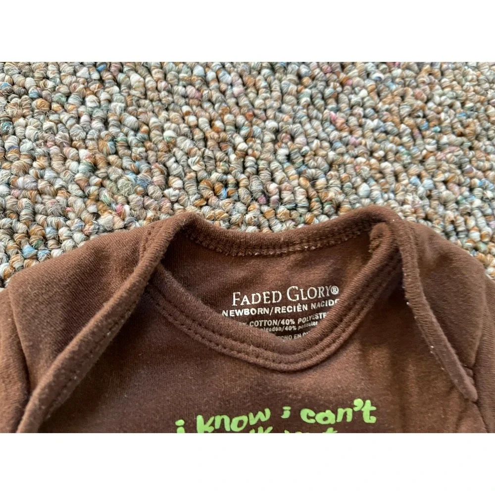 Faded Glory I Get My Point Across Girls One-Piece Newborn